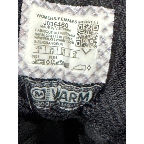 Merrell Womens Boots Waterproof Therma Cross 3 Vibram FlexConnect Black Size 8 - Picture 8 of 11